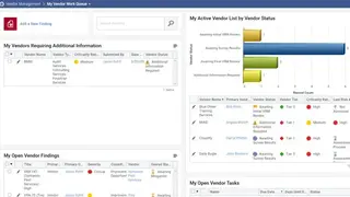 Onspring Vendor Management screenshot
