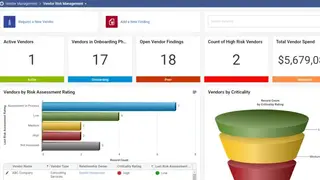 Onspring Vendor Management screenshot