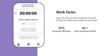 OnTrack: Smart Productivity Tool screenshot