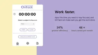 OnTrack: Smart Productivity Tool screenshot