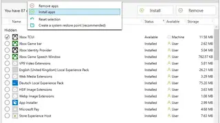 O&O AppBuster screenshot