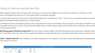 O&O Defrag screenshot