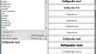 Opcion Font Viewer screenshot