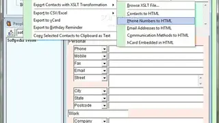Open Contacts screenshot