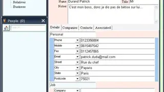 Open Contacts screenshot