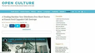 Open Culture screenshot