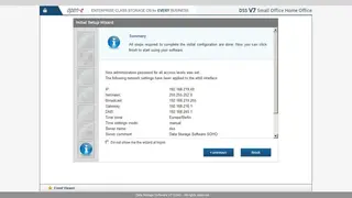 Open-E Data Storage Software SOHO screenshot