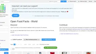 Open Food Facts screenshot