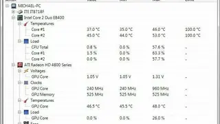 Open Hardware Monitor screenshot