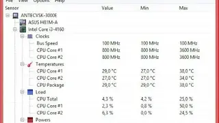 Open Hardware Monitor screenshot