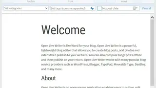 Open Live Writer screenshot