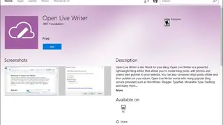 Open Live Writer screenshot