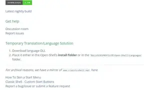 Open Shell screenshot