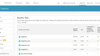 Open Site Explorer screenshot