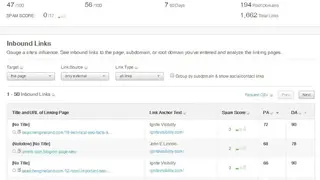 Open Site Explorer screenshot
