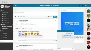 Open Source Social Network screenshot