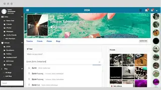 Open Source Social Network screenshot