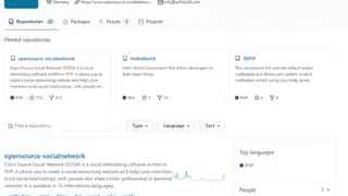Open Source Social Network screenshot