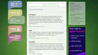 Open Source Software Directory screenshot