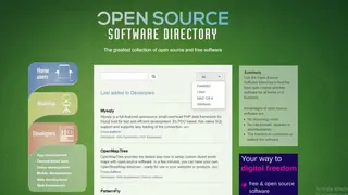Open Source Software Directory screenshot