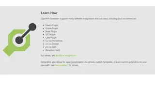 OpenAPI Generator screenshot