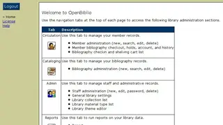 OpenBiblio screenshot