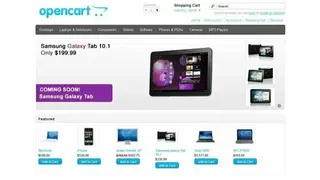 OpenCart screenshot