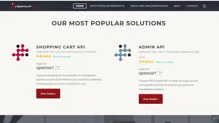 Opencart-API screenshot