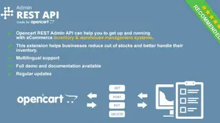 Opencart-API screenshot