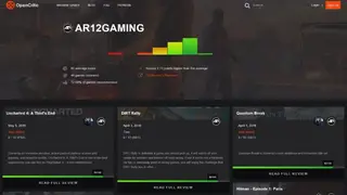 OpenCritic screenshot