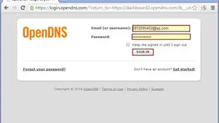 OpenDNS screenshot
