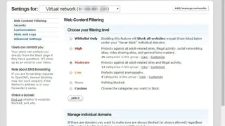 OpenDNS screenshot