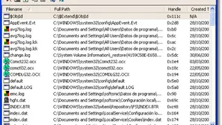 OpenedFilesView screenshot