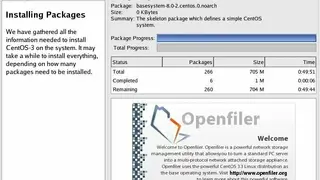 Openfiler screenshot