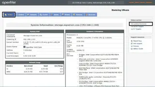 Openfiler screenshot