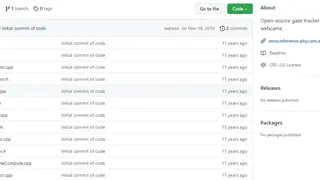 OpenGazer screenshot
