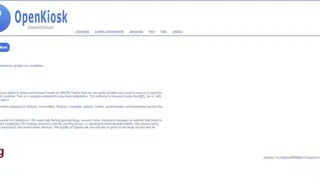 OpenKiosk screenshot