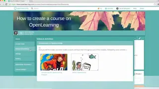 OpenLearning screenshot