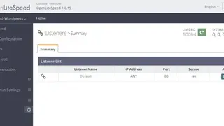 OpenLiteSpeed screenshot