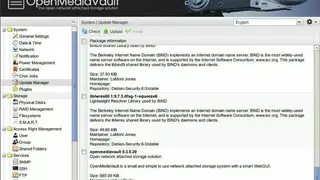 OpenMediaVault screenshot