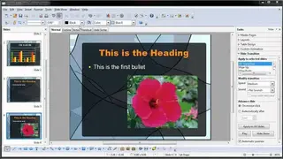 OpenOffice Impress screenshot