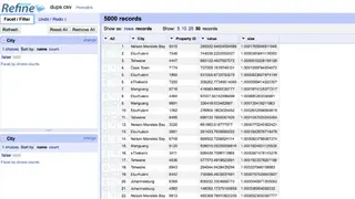 OpenRefine screenshot