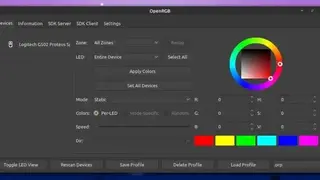 OpenRGB screenshot