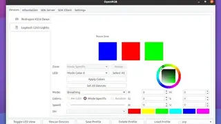 OpenRGB screenshot