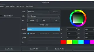 OpenRGB screenshot
