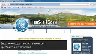 OpenSearchServer screenshot