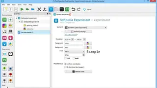 OpenSesame screenshot