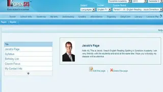 openSIS screenshot