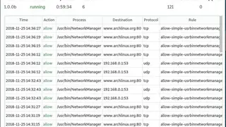 OpenSnitch screenshot