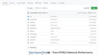 OpenSpeedTest-Server screenshot